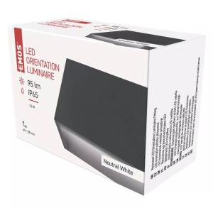 EMOS LED φωτιστικό τοίχου ZC0116, 1.5W, 95lm, 4000K, IP65, 10x6cm, γκρι | eLabstore.gr EMOS LED φωτιστικό τοίχου ZC0116, 1.5W, 95lm, 4000K, IP65, 10x6cm, γκρι | Φωτισμός | elabstore.gr