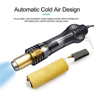 QUICK σταθμός θερμού αέρα QUICK2008D+ με πιστόλι, 750W, 100~450 °C | eLabstore.gr
