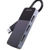 CABLETIME Splitter DisplayPort σε 3x DisplayPort DMDF3, 8K, 0.15m, μαύρο | Καλώδια - Αντάπτορες | elabstore.gr