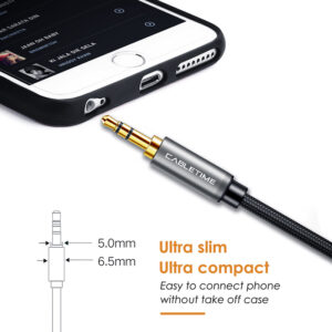 CABLETIME καλώδιο Stereo 3.5mm σε 2x RCA AV314, 1.8m, μαύρο | Καλώδια - Αντάπτορες | elabstore.gr