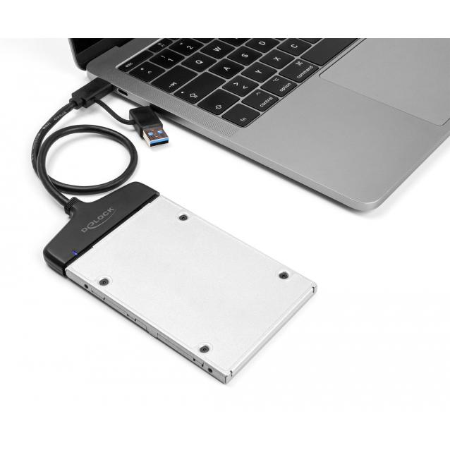 DELOCK αντάπτορας USB/USB-C σε SATA 61042 για 2.5" HDD/SSD, 6Gbps | eLabstore.gr DELOCK αντάπτορας USB/USB-C σε SATA 61042 για 2.5" HDD/SSD, 6Gbps | Συνοδευτικά PC | elabstore.gr
