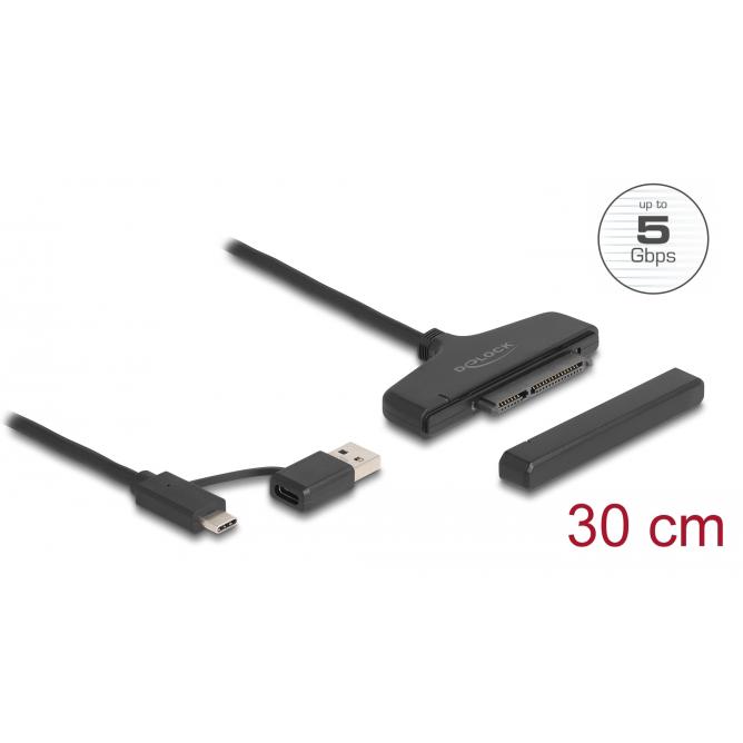 DELOCK αντάπτορας USB/USB-C σε SATA 61042 για 2.5" HDD/SSD, 6Gbps | eLabstore.gr DELOCK αντάπτορας USB/USB-C σε SATA 61042 για 2.5" HDD/SSD, 6Gbps | Συνοδευτικά PC | elabstore.gr