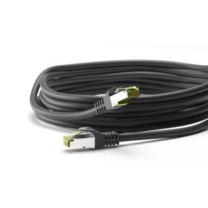 GOOBAY καλώδιο S/FTP CAT 8.1 61099, copper, AWG 26, LSZH, 15m, μαύρο | Καλώδια - Αντάπτορες | elabstore.gr