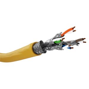 GOOBAY καλώδιο S/FTP CAT 8.1 61126, copper, AWG 22, GHMT, 25m, κίτρινο | Καλώδια - Αντάπτορες | elabstore.gr