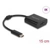 DELOCK αντάπτορας USB-C σε HDMI 64175, 8K/30Hz, HDR, μαύρος | Καλώδια - Αντάπτορες | elabstore.gr