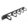 DELOCK cable management 66659 για rack 19"/1U, 5x γάντζοι, μαύρο | Εξοπλισμός IT | elabstore.gr