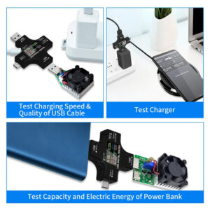 Συσκευή ελέγχου λειτουργίας θύρας USB, Micro USB & USB-C, 3.6-32V, LCD | Εργαλεία | elabstore.gr