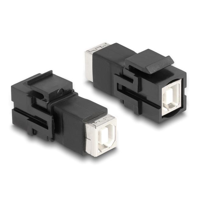 DELOCK Keystone module USB Type-B 86600, θηλυκό σε θηλυκό, μαύρο | eLabstore.gr DELOCK Keystone module USB Type-B 86600, θηλυκό σε θηλυκό, μαύρο | Εξοπλισμός IT | elabstore.gr