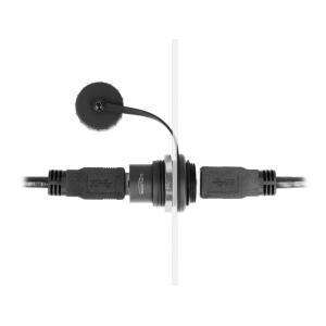 DELOCK D-Type module USB 86961 με καπάκι, IP67, 5Gbps, μαύρο | Εξοπλισμός IT | elabstore.gr