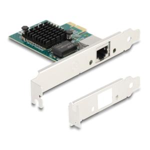 DELOCK κάρτα επέκτασης PCIe x1 σε 1x RJ45 Gigabit 88204, 1000Mbps | Δικτυακά | elabstore.gr