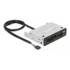 DELOCK USB 9-pin card reader 91708, CF/SD/XD/MS/Micro SD/USB, 3.5" bay | Συνοδευτικά PC | elabstore.gr