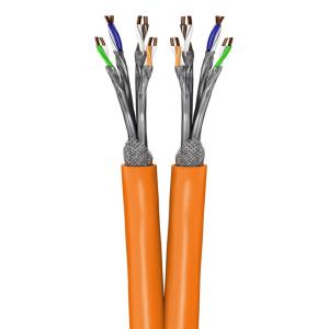 GOOBAY καλώδιο S/FTP PIMF CAT 7A 91892, AWG 23/1 copper, 500m, πορτοκαλί | Καλώδια - Αντάπτορες | elabstore.gr