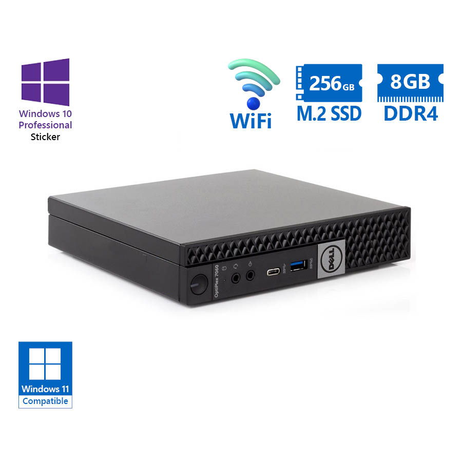 Dell Optiplex 7060 DM WiFi i5-8400T/ 8GB DDR4/ 256GB M.2 SSD/ No ODD/ 10P Grade A Refurbished PC | eLabstore.gr Dell Optiplex 7060 DM WiFi i5-8400T/8GB DDR4/256GB M.2 SSD/No ODD/10P Grade A Refurbished PC | Refurbished | elabstore.gr