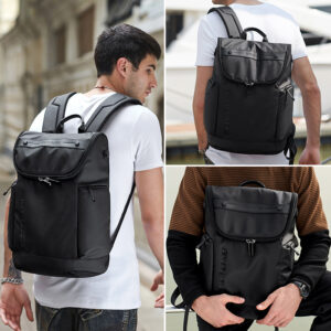 ARCTIC HUNTER τσάντα πλάτης B00465 με θήκη laptop 15.6", 25L, μαύρη | eLabstore.gr