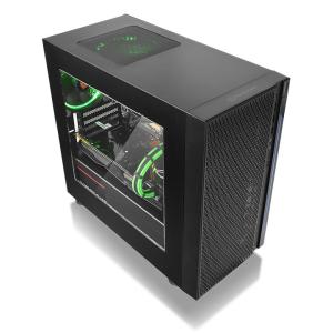 THERMALTAKE PC case micro tower Versa H18, 398x205x439mm, 1x fan, μαύρο | PC & Αναβάθμιση | elabstore.gr