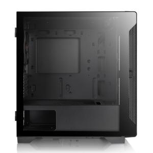 THERMALTAKE PC case micro tower S100 TG, 411x220x441mm, 1x fan, μαύρο | PC & Αναβάθμιση | elabstore.gr