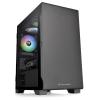 THERMALTAKE PC case micro tower S100 TG, 411x220x441mm, 1x fan, μαύρο | PC & Αναβάθμιση | elabstore.gr