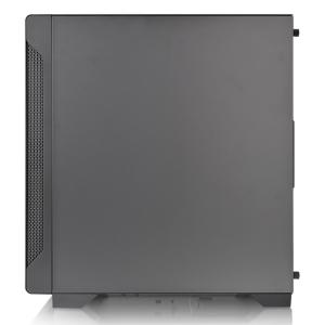 THERMALTAKE PC case micro tower S100 TG, 411x220x441mm, 1x fan, μαύρο | PC & Αναβάθμιση | elabstore.gr