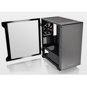 THERMALTAKE PC case micro tower S100 TG, 411x220x441mm, 1x fan, μαύρο | eLabstore.gr