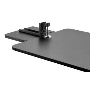 BRATECK ράφι γραφείου DET-1-1, μεταλλικό, 305x270x21mm, 15kg, μαύρο | Αναλώσιμα - Είδη Γραφείου | elabstore.gr