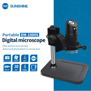 SUNSHINE ψηφιακό μικροσκόπιο DM-1000S, 50x-1000x, USB, LED | Εργαλεία | elabstore.gr