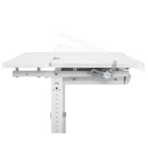 BRATECK παιδικό γραφείο E603, ρυθμιζόμενο, 100x60x54~76cm, λευκό | eLabstore.gr