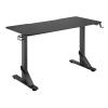 BRATECK gaming γραφείο GMD11-3, ρυθμιζόμενο ύψος, 136x60cm, RGB, μαύρο | Αναλώσιμα - Είδη Γραφείου | elabstore.gr