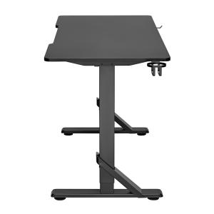 BRATECK gaming γραφείο GMD11-3, ρυθμιζόμενο ύψος, 136x60cm, RGB, μαύρο | Αναλώσιμα - Είδη Γραφείου | elabstore.gr