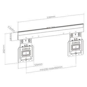 BRATECK επιτοίχια βάση LED-1944 για οθόνη 32"-65", 75kg | eLabstore.gr BRATECK επιτοίχια βάση LED-1944 για οθόνη 32"-65", 75kg | Εικόνα & Ήχος | elabstore.gr