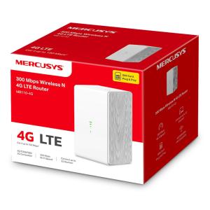 MERCUSYS Wireless N 4G LTE Router, 300 Mbps, Ver: 1.0 | Δικτυακά | elabstore.gr