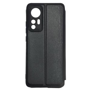 POWERTECH θήκη Smart view MOB-1830 για Xiaomi 12/12X, μαύρη | Αξεσουάρ κινητών | elabstore.gr