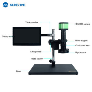 SUNSHINE ψηφιακό μικροσκόπιο MS10E-03 με 10.1" οθόνη, 8x, LED, 38MP | Εργαλεία | elabstore.gr