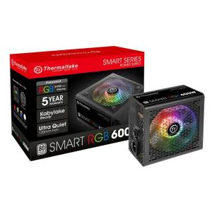 THERMALTAKE τροφοδοτικό PC Smart RGB, 600W, 80 Plus Standard, Active PFC | PC & Αναβάθμιση | elabstore.gr