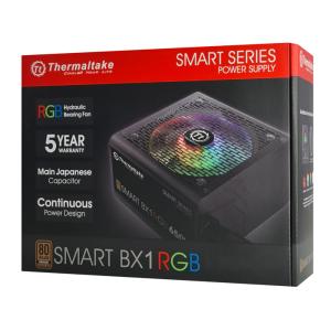 THERMALTAKE τροφοδοτικό PC Smart BX1 RGB 750W, 80 Plus Bronze Active PFC | PC & Αναβάθμιση | elabstore.gr