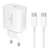 POWERTECH φορτιστής τοίχου & καλώδιο USB-C PT-1039, USB-C, PD, 20W | Αξεσουάρ κινητών | elabstore.gr