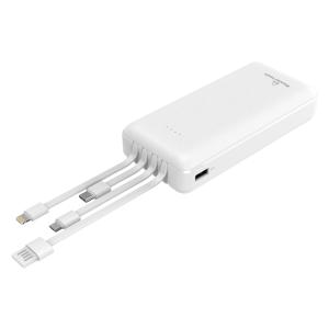 POWERTECH Power Bank PT-1062 20000mAh, 4x Output, 10.5W, λευκό | Αξεσουάρ κινητών | elabstore.gr