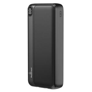 POWERTECH power bank PT-1064 20000mAh, 3x output, PD & QC, 22.5W, μαύρο | Αξεσουάρ κινητών | elabstore.gr