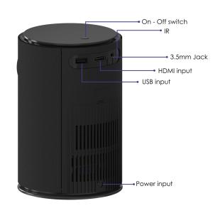 POWERTECH LED βιντεοπροβολέας Pharos, Full HD, WiFi, μαύρος | eLabstore.gr POWERTECH LED βιντεοπροβολέας Pharos, Full HD, WiFi, μαύρος | Εικόνα & Ήχος | elabstore.gr