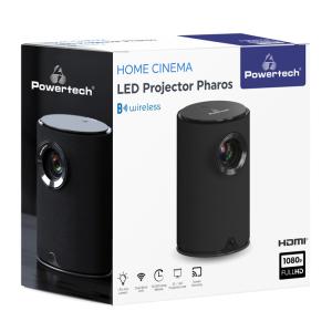POWERTECH LED βιντεοπροβολέας Pharos, Full HD, WiFi, μαύρος | eLabstore.gr POWERTECH LED βιντεοπροβολέας Pharos, Full HD, WiFi, μαύρος | Εικόνα & Ήχος | elabstore.gr