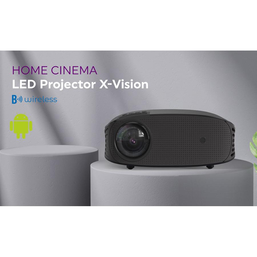 PPOWERTECH LED βιντεοπροβολέας X-Vision, 1080p WiFi, Dolby Audio, Android | eLabstore.gr PPOWERTECH LED βιντεοπροβολέας X-Vision, 1080p WiFi, Dolby Audio, Android | Εικόνα & Ήχος | elabstore.gr