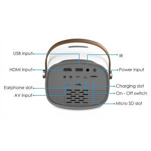 POWERTECH LED βιντεοπροβολέας PT-981, Full HD, 1600mAh, λευκός | eLabstore.gr POWERTECH LED βιντεοπροβολέας PT-981, Full HD, 1600mAh, λευκός | Εικόνα & Ήχος | elabstore.gr
