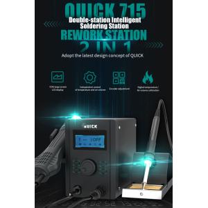 QUICK σταθμός κόλλησης QUICK715, κολλητήρι/πιστόλι αέρα, 760W, 100~450°C | Εργαλεία | elabstore.gr