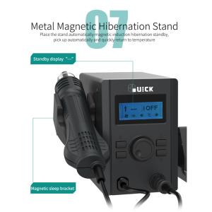 QUICK σταθμός κόλλησης QUICK715, κολλητήρι/πιστόλι αέρα, 760W, 100~450°C | Εργαλεία | elabstore.gr