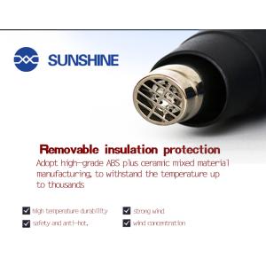 SUNSHINE πιστόλι θερμού αέρα RS-1800D, 2 ταχύτητες, LCD, 1800W, μαύρο | Εργαλεία | elabstore.gr