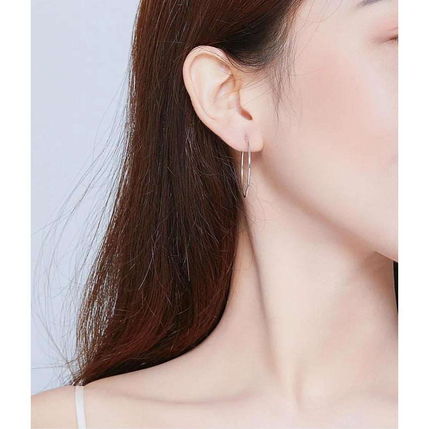 BAMOER σκουλαρίκια κρίκοι SCE710, 30mm, ασήμι 925, ασημί | eLabstore.gr BAMOER σκουλαρίκια κρίκοι SCE710, 30mm, ασήμι 925, ασημί | Προσωπική Φροντίδα | elabstore.gr