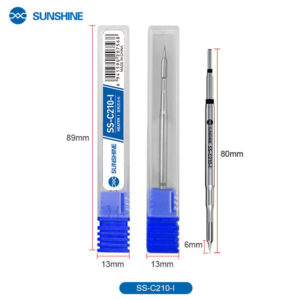 SUNSHINE soldering iron tip SS-C210 τύπου I, για T210, 80mm | Εργαλεία | elabstore.gr