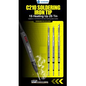 SUNSHINE soldering iron tip SS-C210 τύπου K, για T210, 80mm | Εργαλεία | elabstore.gr