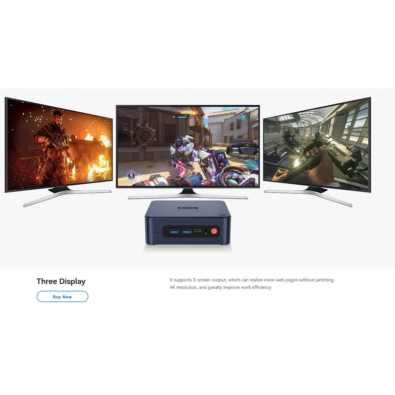 BEELINK mini PC U59, Intel CPU N5105, 8GB, 500GB SSD, Windows 11 Pro | eLabstore.gr BEELINK mini PC U59, Intel CPU N5105, 8GB, 500GB SSD, Windows 11 Pro - Image 6
