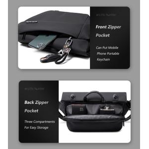 ARCTIC HUNTER τσάντα Crossbody YB00046 με θήκη tablet, 10L, μαύρη | Προσωπική Φροντίδα | elabstore.gr