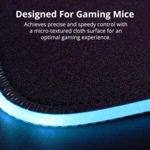 TRONSMART gaming mouse pad Spire με RGB φωτισμό, 800x300x4mm, μαύρο | Συνοδευτικά PC | elabstore.gr